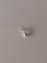[92.5silver] ドットハートピアス