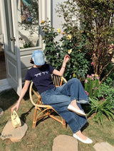 トラベルボウショートスリーブtシャツ