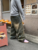 No.0489 coating denim balloon PT (3color)