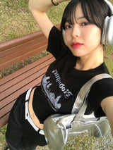 Windy city crop T