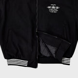 SMILING EYES VARSITY ZIP-UP JACKET