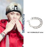 no.110ブレスレット / no.110 bracelet silver KANG DANIEL pick