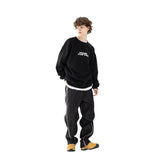 フィリングステーションスウェットシャツ / FILLING STATION SWEAT SHIRTS MSHCR003-BK