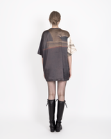 サテンオーバーサイズTシャツ / SATIN OVERSIZE T-SHIRT #FRAME