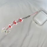 コーラルリボンキーリング / MADE coral ribbon Keyring