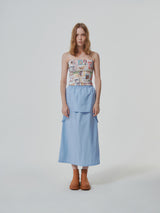 WORLDWIDE CAT POSTCARD TUBE TOP (6682297860214)