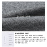 ローウォッシャブルボタンカラーニットウェア / Low Washable Button Collar Knitwear (9 colors)