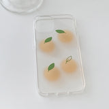 オレンジフォンケース ビーズ トック セット