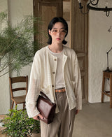 22S/S レースカーディガン (2 color) (6694785450102)