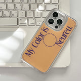 マイカラーケース / My Color Case (Yellow Jelly Hard)