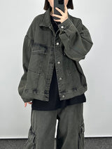 インディゴデニムトラッカージャケット / Indigo Denim Trucker Jacket