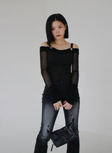 オフロングウォーマーTシャツ / off long warmer T-shirt