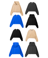 プリントクロップドスウェット/Print Cropped Sweat-BLUE