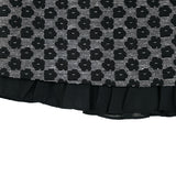 JACQUARD FLOWER SKIRT_BLACK (6600098906230)