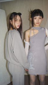 ハクオリエンタルスウェットシャツ / haku oriental sweat shirt [warm gray]