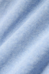 テリー コットン シャツ S104 / Terry Cotton shirt S104 Blue Melange