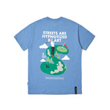 GOLF STANDARD FIT T-SHIRTS BLUE / BLACK (6550376120438)
