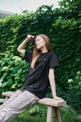 ラウンドロゴオーバーサイズTシャツ / ROUND LOGO OVERSIZED T-SHIRTS_2COLORS