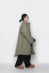 Long bomber  padded jacket