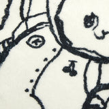 ウィティーバニーキャラクターラグマット／WITTY BUNNY CHARACTER FOOT MAT