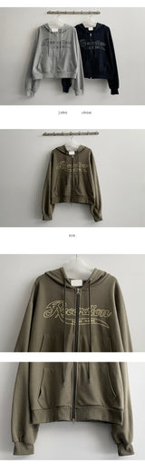 レコトゥーウェイフードジップアップ / Recotoway Hood Zip-Up