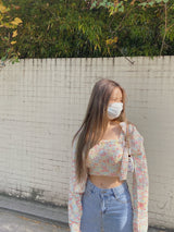 cotton candy cardigan set (6686090297462)