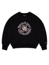 Women's Crop Circle Logo Emboss Le Lis HeavyTerry Sweatshirt BlackPink(FCD3TS701W)