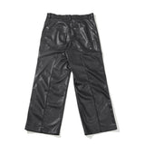 zipper leather slacks (6632169635958)