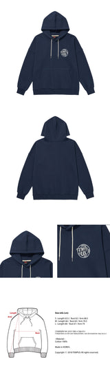 TEMPTING LOGO HOODIE [NAVY]