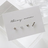 ミニハートボールピアスセット / [4 set] mini heart ball piercing set
