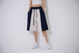 カラーハーフジップアップクロップタンクトップ/TOP(9354) Collar Half Zip Up Crop Nash