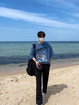 ネイビーポパイ半袖Tシャツ