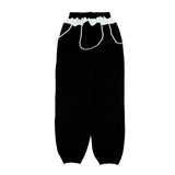 ロープカラージョガーパンツ / 222 Rope coloring jogger pants - Black