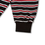 VZロゴビックオバーフィットボーダースリーブブラック/VZ Logo Big Over Fit Boarder Long Sleeve Black (6683343323254)