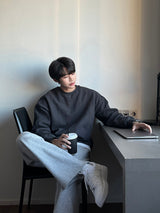 LMN ラインオーバーサイズスウェットシャツ / LMN line oversized fit sweatshirt (4 colors)