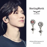 サンライト430-D2トパーズシルバーイヤリング / Sunlight430-D2 Topaz silver earring (4593411588214)