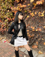 Vintage spandex rider jacket