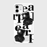 ブラックコビーオブジェクトケース / BLACK COVY OBJECT-WHITE(HARD CASE)