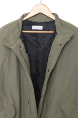 Long bomber  padded jacket