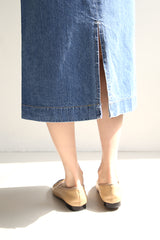 ローザデニムスカート / ROSA DENIM SK / H LINE SKIRT
