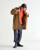 UNISEX WOOL RAGLAN HIDDEN COAT M - TWILL CAMEL (6636060704886)