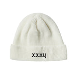 シグネチャーレタリングビーニー/SIGNATURE LETTERING BEANIE-WHITE