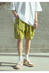 ZIPPER POCKET NYLON SHORT PANTS (6571052466294)