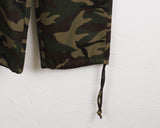 ポッケルヒップカモミリタリーバンディングワイドカーゴパンツ/ Pockel Hip Camo Military Banding Wide Cargo Pants