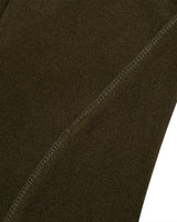 FLEECE CROP HALF ZIPUP (KHAKI)
