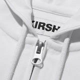 ウィッティバニースピリットグラフィッククロップフーディージップアップ / WITTY BUNNY SPLIT GRAPHIC CROP HOODIE ZIP UP [WHITE]