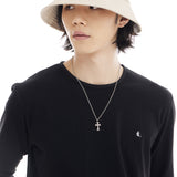 ベーシックマシュマロロングスリーブT/BASIC MARSHMALLOW LONG-SLEEVED T-BLACK
