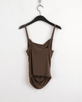 Dao shirring drape sleeveless