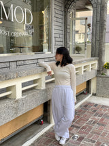 (起毛)オルリー サイドタックパンツ