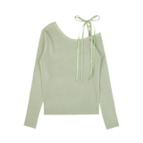 BALLET ONE-SHOULDER KNIT